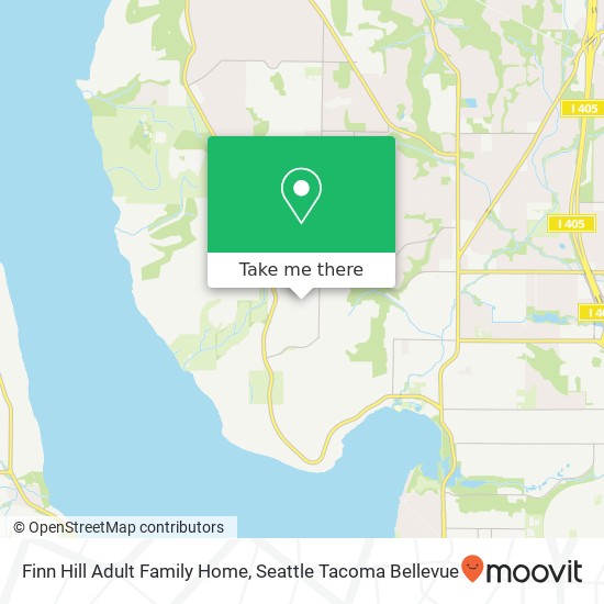 Mapa de Finn Hill Adult Family Home