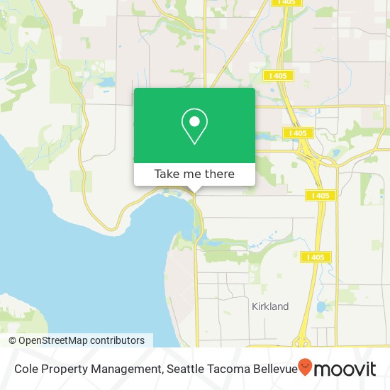 Cole Property Management map