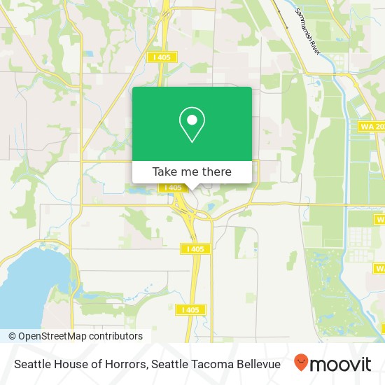 Mapa de Seattle House of Horrors