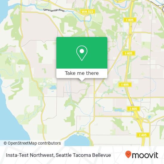 Insta-Test Northwest map