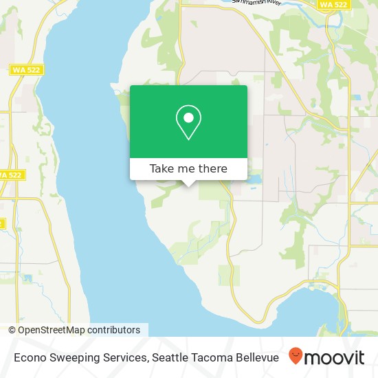 Econo Sweeping Services map