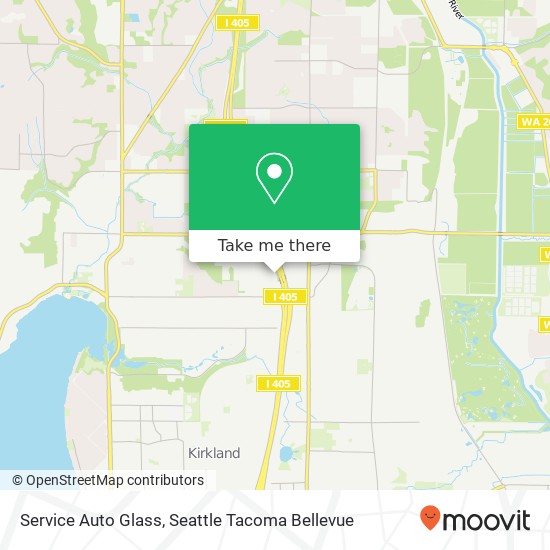 Mapa de Service Auto Glass