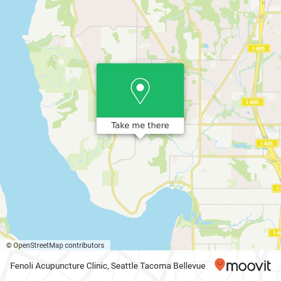 Mapa de Fenoli Acupuncture Clinic