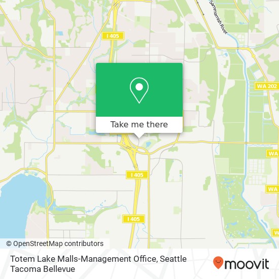 Mapa de Totem Lake Malls-Management Office
