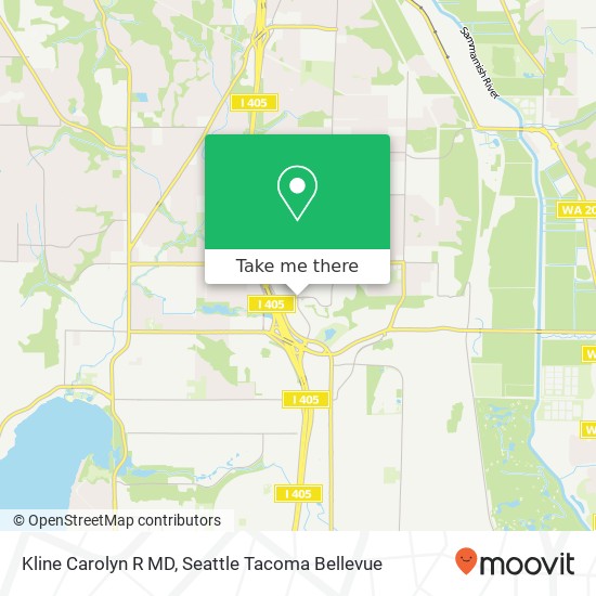 Kline Carolyn R MD map