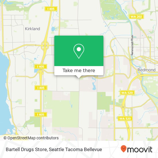 Bartell Drugs Store map