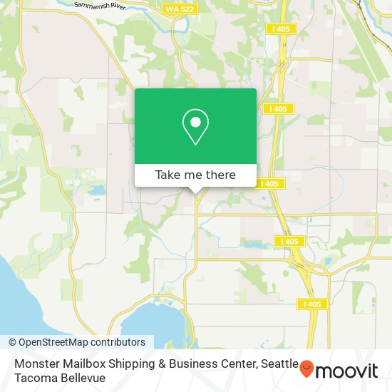 Monster Mailbox Shipping & Business Center map