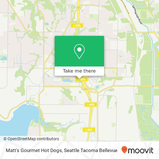 Mapa de Matt's Gourmet Hot Dogs