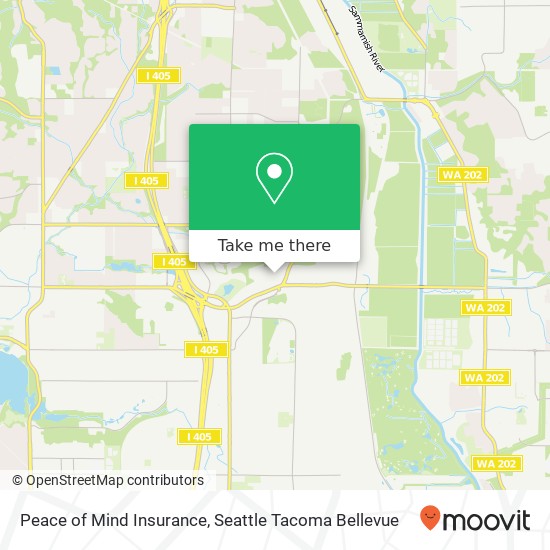 Peace of Mind Insurance map