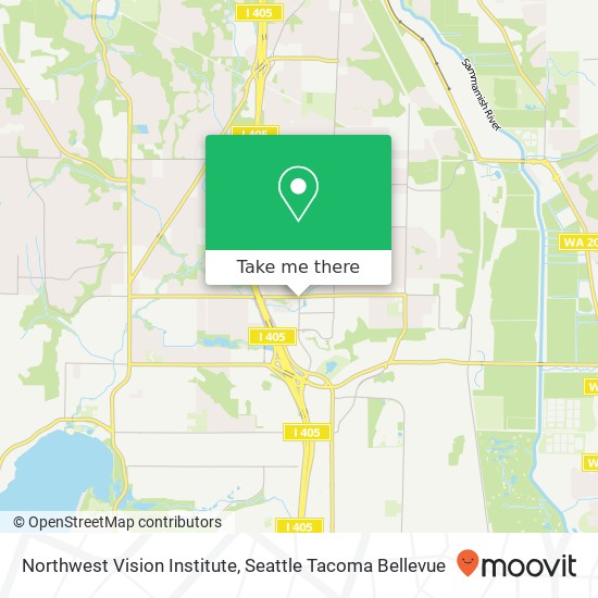 Northwest Vision Institute map