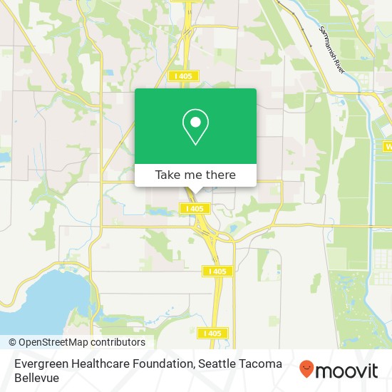 Evergreen Healthcare Foundation map