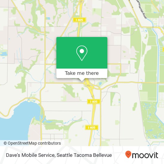 Dave's Mobile Service map