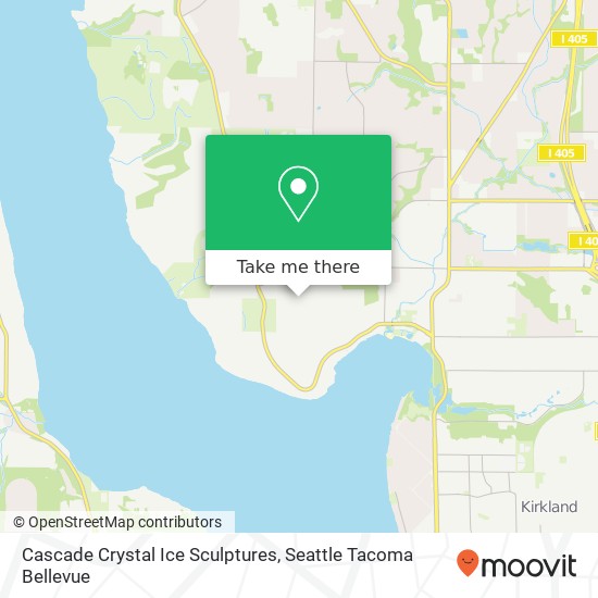 Cascade Crystal Ice Sculptures map