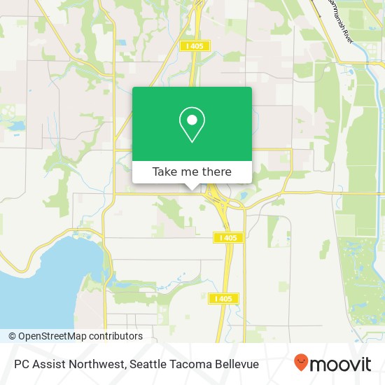PC Assist Northwest map
