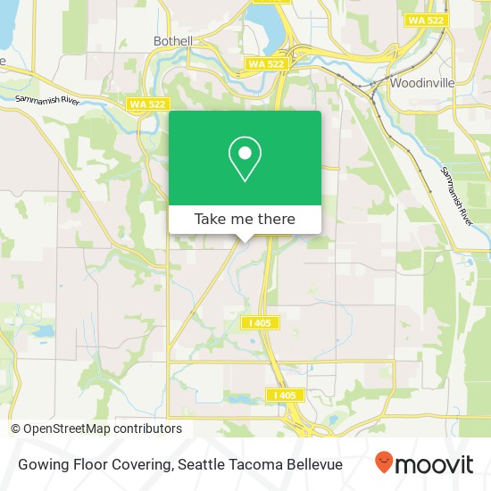 Mapa de Gowing Floor Covering