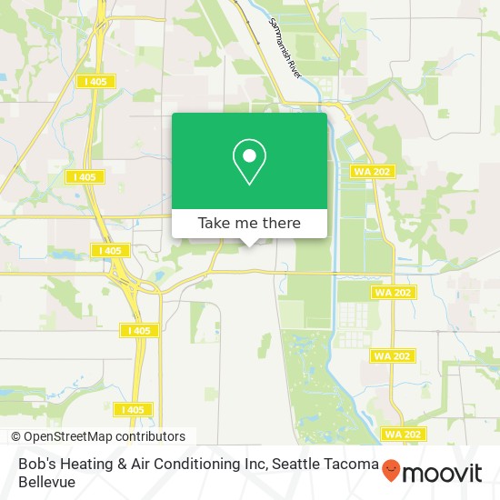 Mapa de Bob's Heating & Air Conditioning Inc