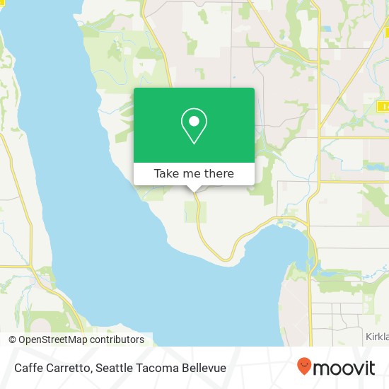 Caffe Carretto map