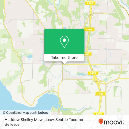 Haddow Shelley Msw Licsw map