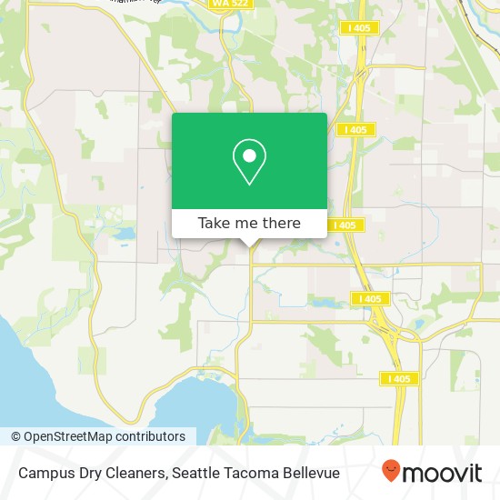 Campus Dry Cleaners map