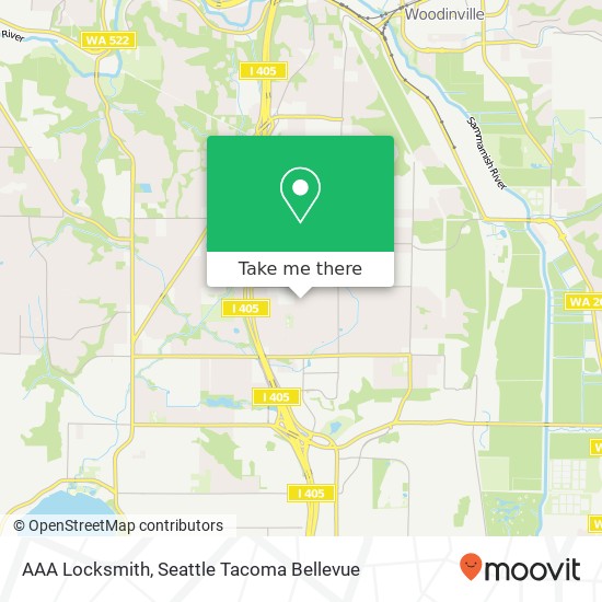 AAA Locksmith map