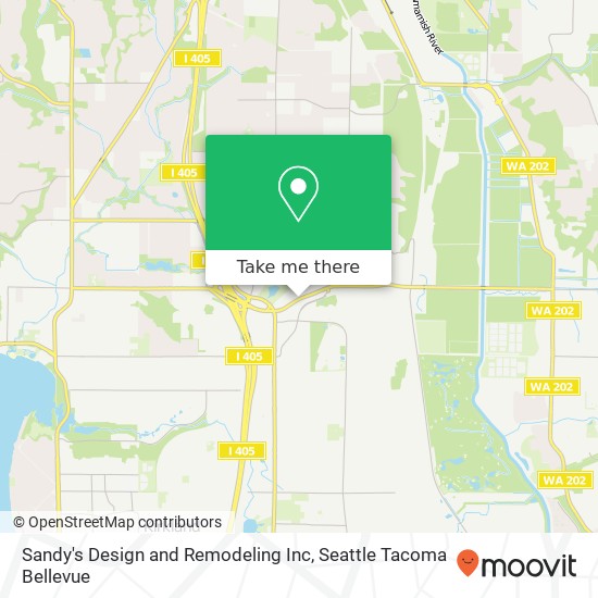 Mapa de Sandy's Design and Remodeling Inc