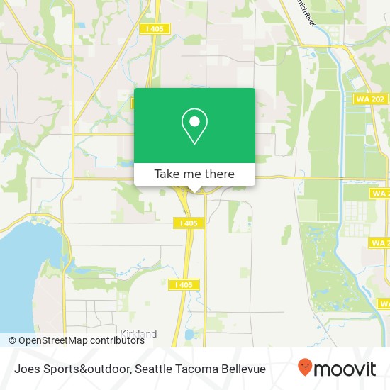 Joes Sports&outdoor map