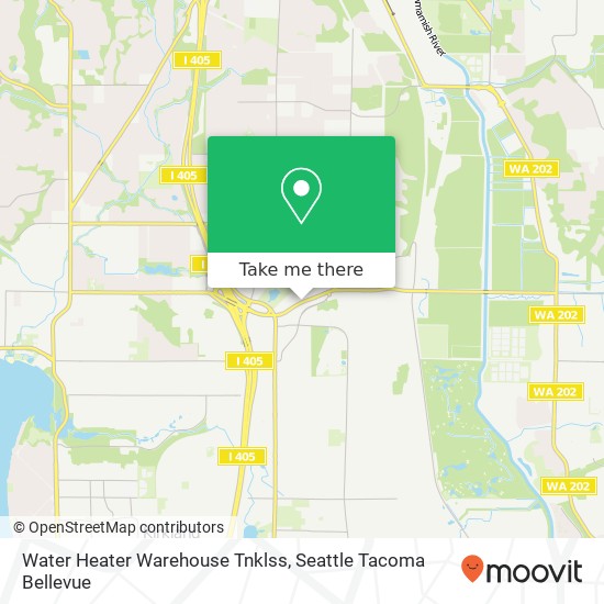 Water Heater Warehouse Tnklss map