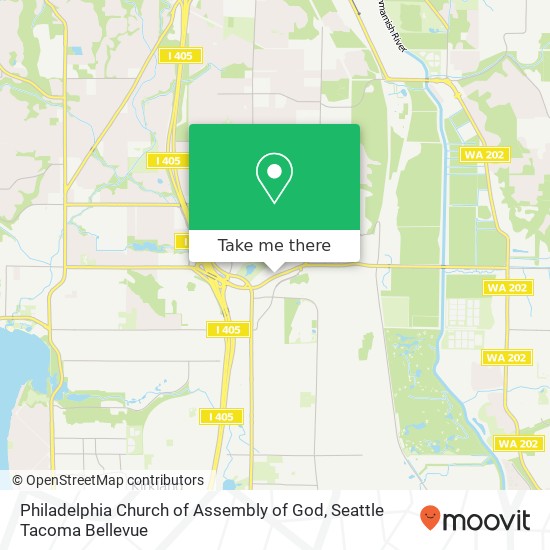 Philadelphia Church of Assembly of God map