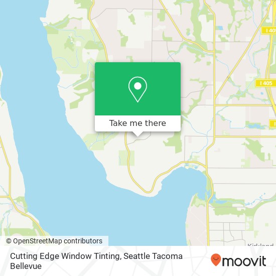 Mapa de Cutting Edge Window Tinting