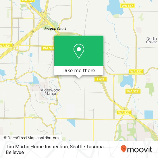Tim Martin Home Inspection map