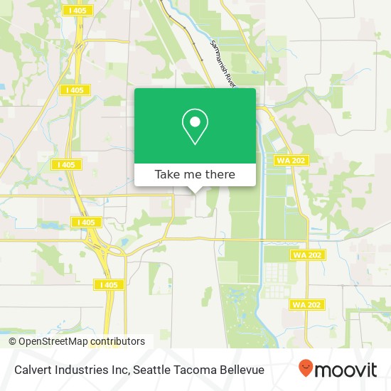 Calvert Industries Inc map