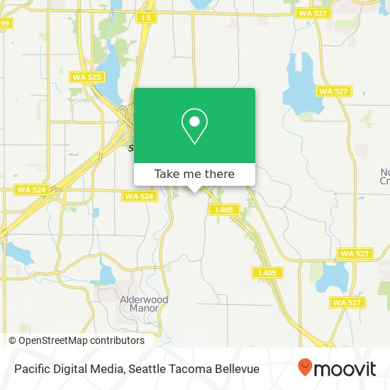 Mapa de Pacific Digital Media