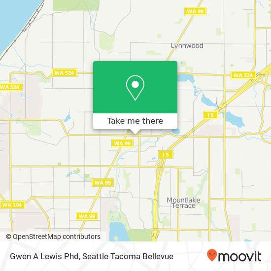 Mapa de Gwen A Lewis Phd