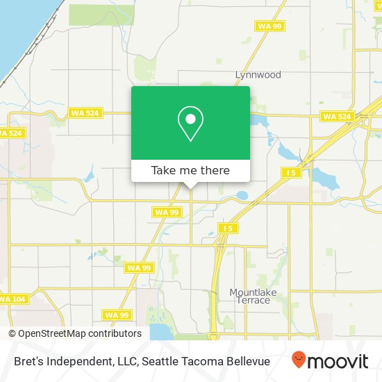 Bret's Independent, LLC map