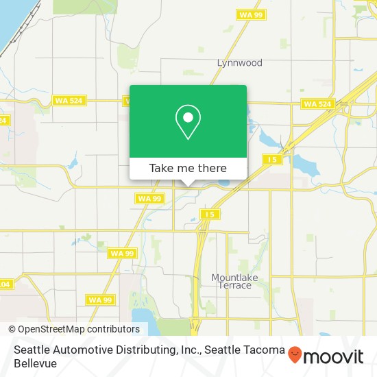 Seattle Automotive Distributing, Inc. map