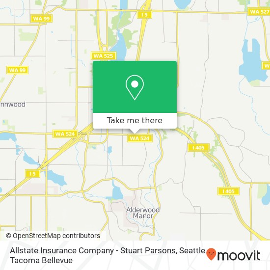 Allstate Insurance Company - Stuart Parsons map