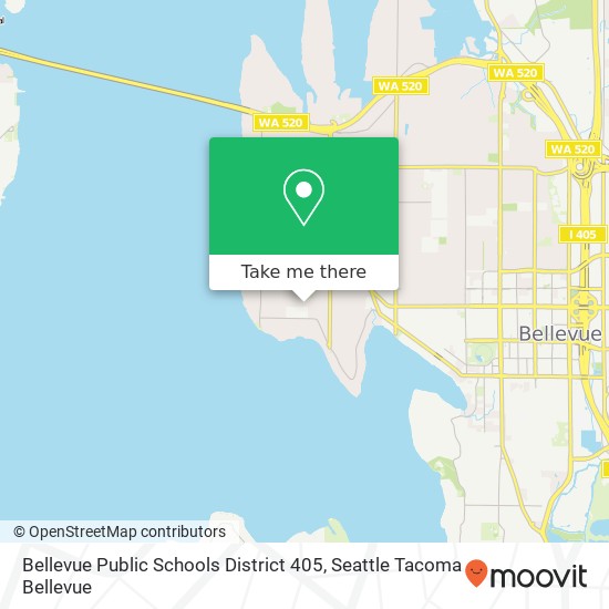 Mapa de Bellevue Public Schools District 405