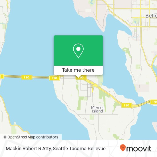 Mapa de Mackin Robert R Atty