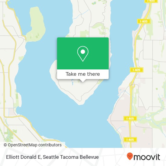 Elliott Donald E map