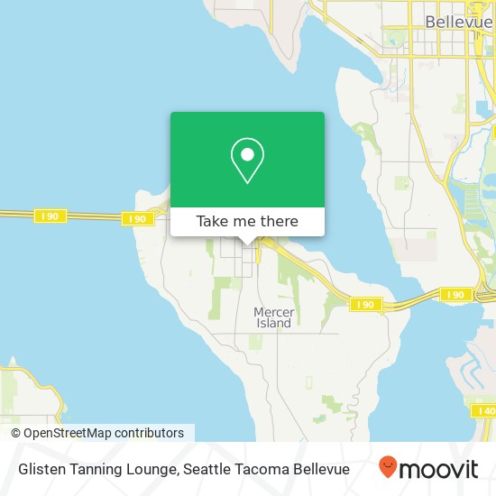 Mapa de Glisten Tanning Lounge