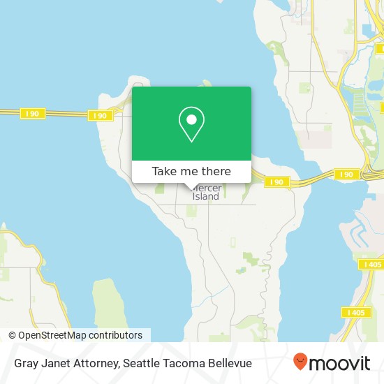 Gray Janet Attorney map