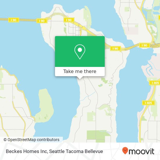 Beckes Homes Inc map