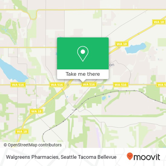 Mapa de Walgreens Pharmacies