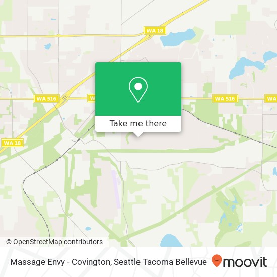 Massage Envy - Covington map