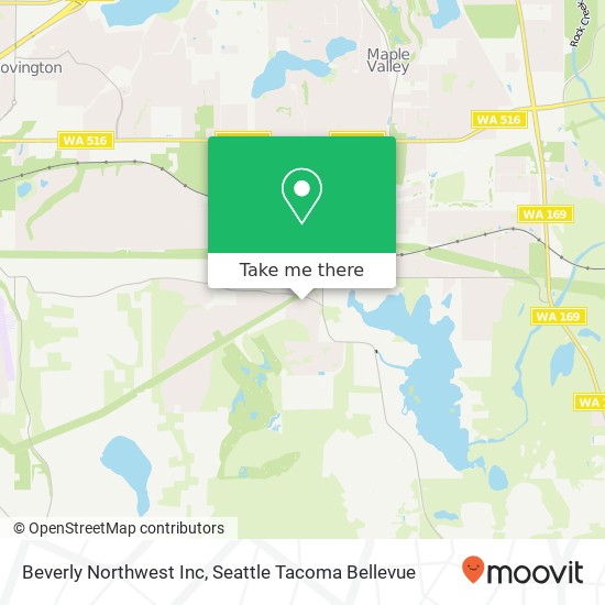 Mapa de Beverly Northwest Inc