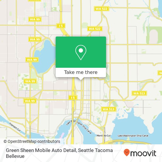 Green Sheen Mobile Auto Detail map