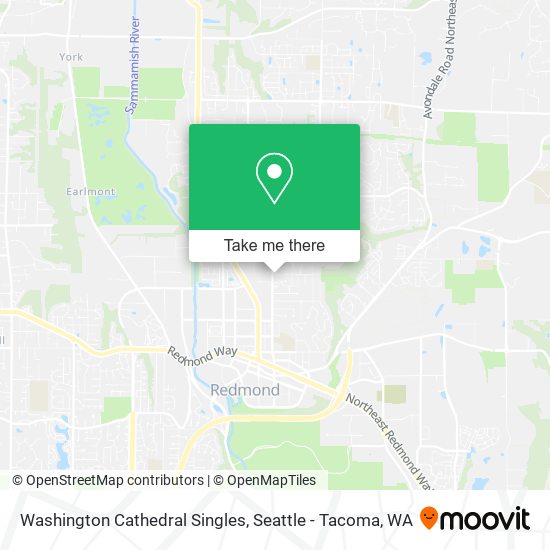 Washington Cathedral Singles map