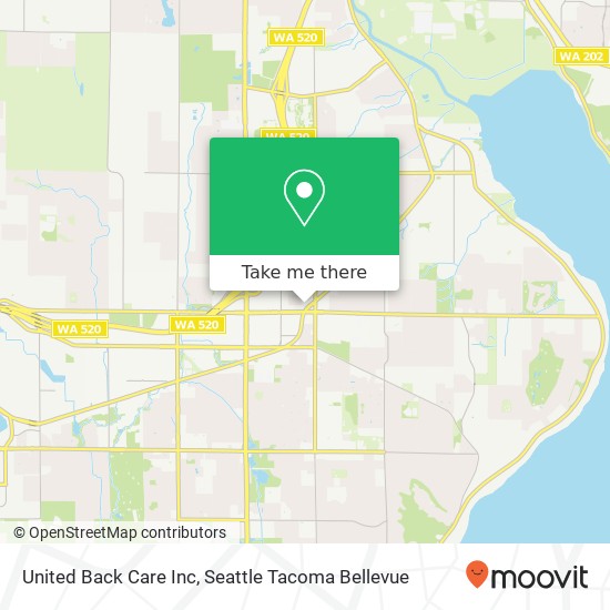 Mapa de United Back Care Inc