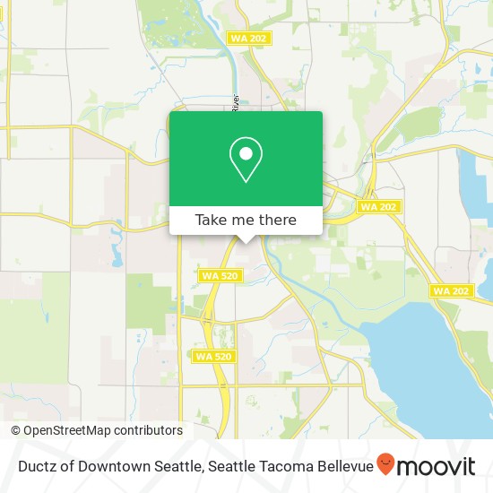 Ductz of Downtown Seattle map