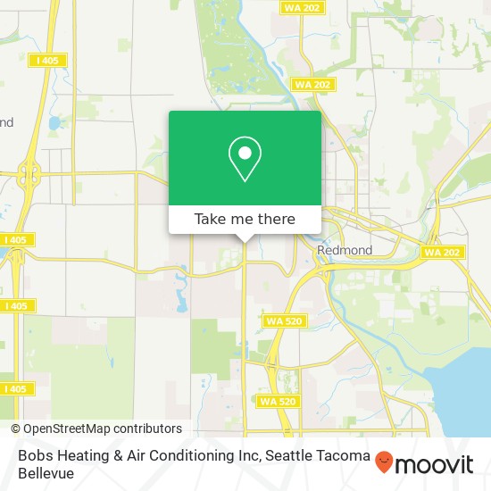 Mapa de Bobs Heating & Air Conditioning Inc